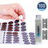 Round Magnets with Adhesive Backing